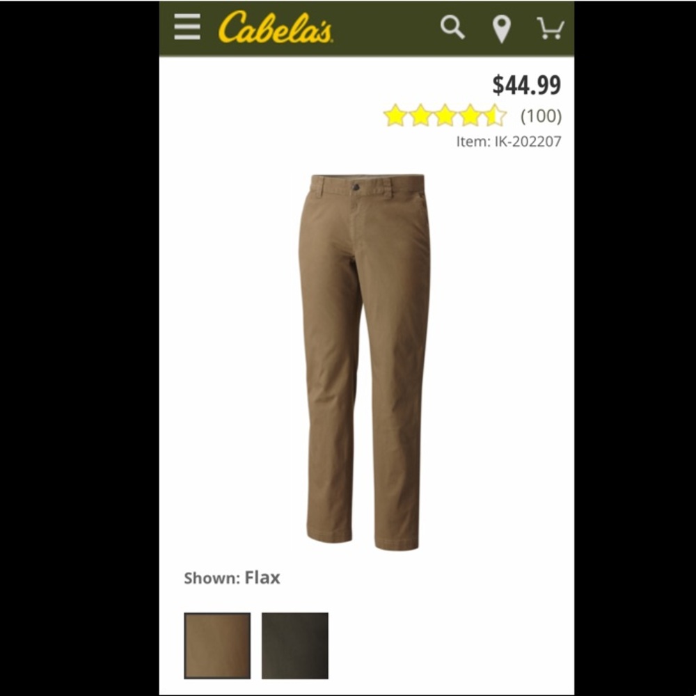 Columbia® Men's Flex ROC Pants